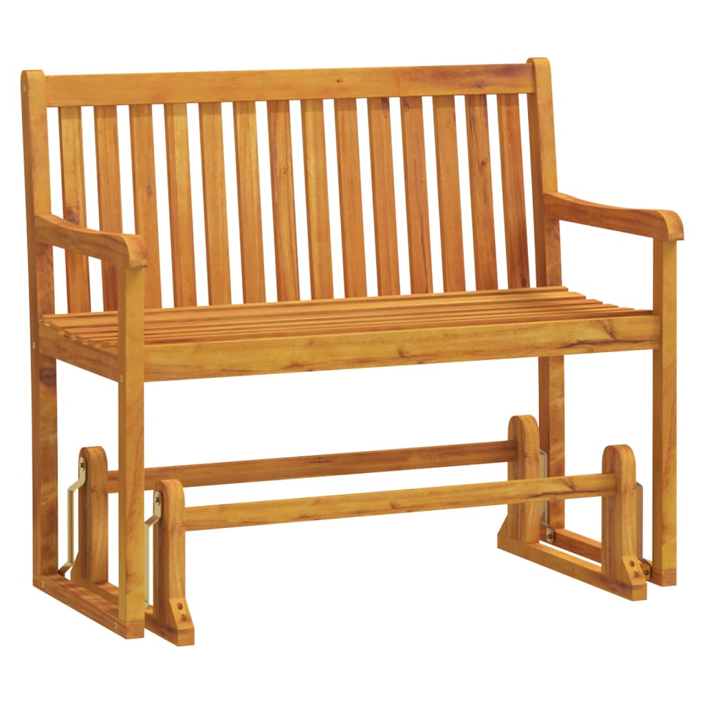 Patio Swing Bench 43.3&quot; Solid Acacia Wood