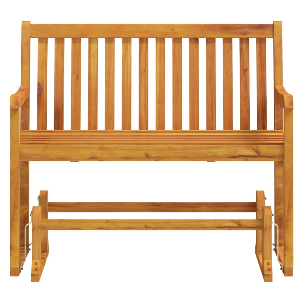 Patio Swing Bench 43.3&quot; Solid Acacia Wood