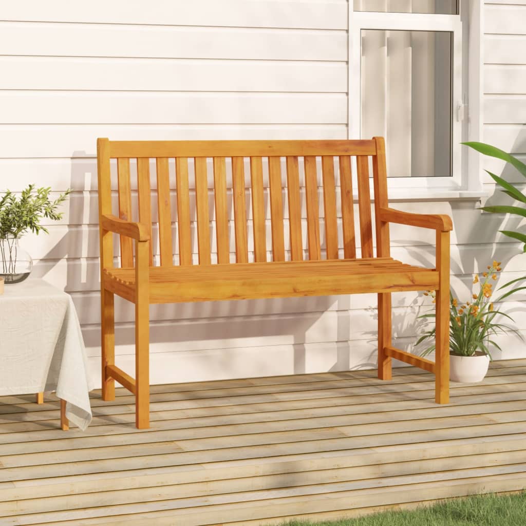 Patio Bench 43.3&quot; Solid Acacia Wood