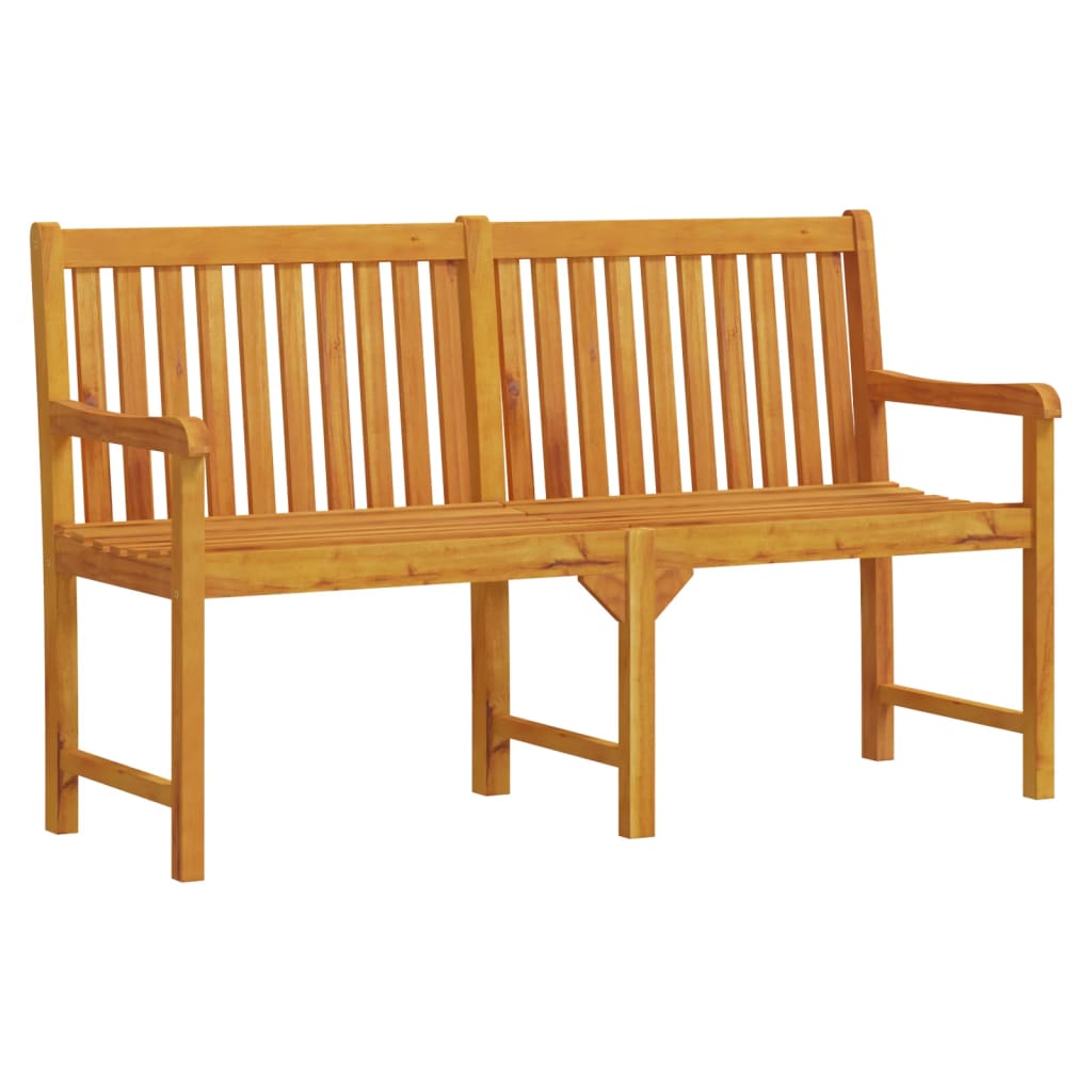 Patio Bench 59.1&quot; Solid Acacia Wood