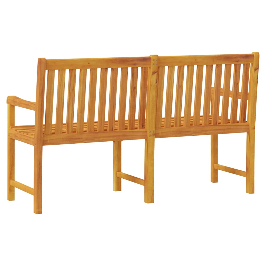 Patio Bench 59.1&quot; Solid Acacia Wood