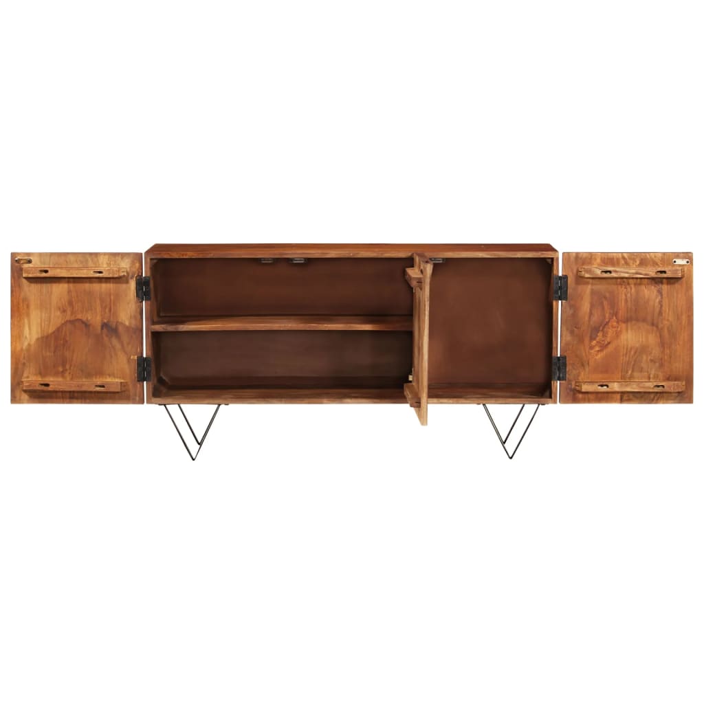 Sideboard 43.3&quot;X13.8&quot;X22&quot; Solid Wood Mango