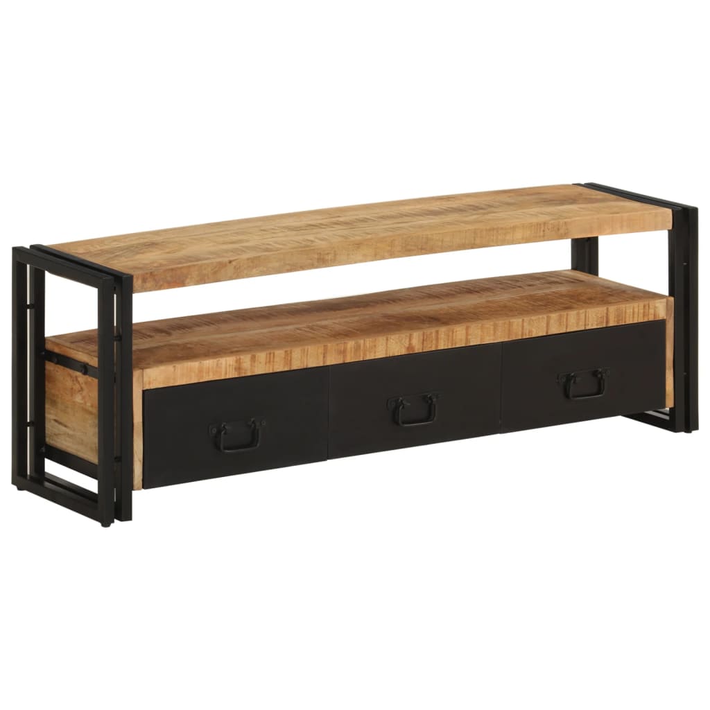 Tv Stand 47.2&quot;X11.8&quot;X15.7&quot; Solid Wood Mango