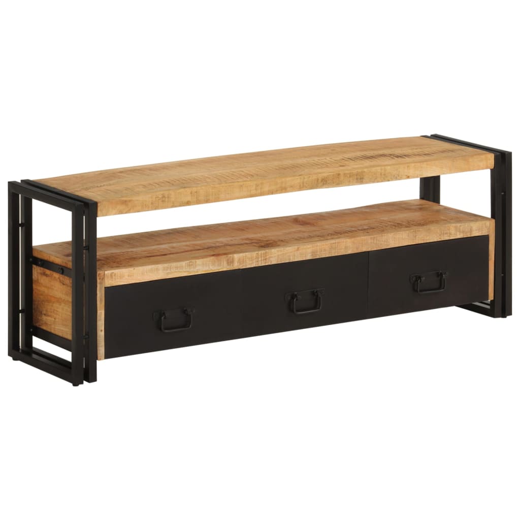 Tv Stand 47.2&quot;X11.8&quot;X15.7&quot; Solid Wood Mango