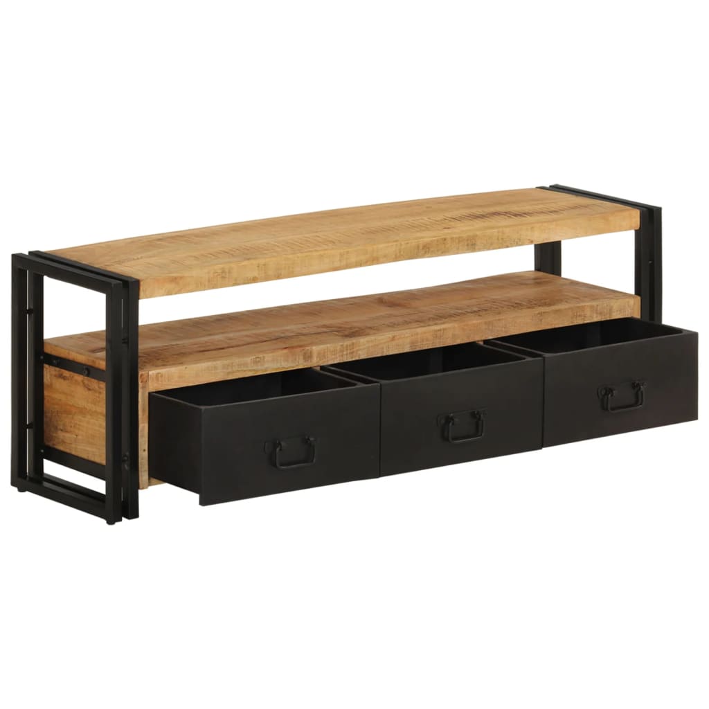 Tv Stand 47.2&quot;X11.8&quot;X15.7&quot; Solid Wood Mango