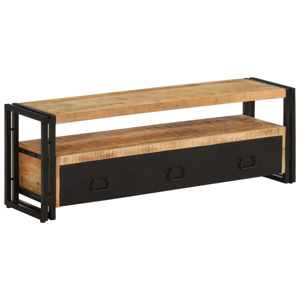 Tv Stand 47.2&quot;X11.8&quot;X15.7&quot; Solid Wood Mango