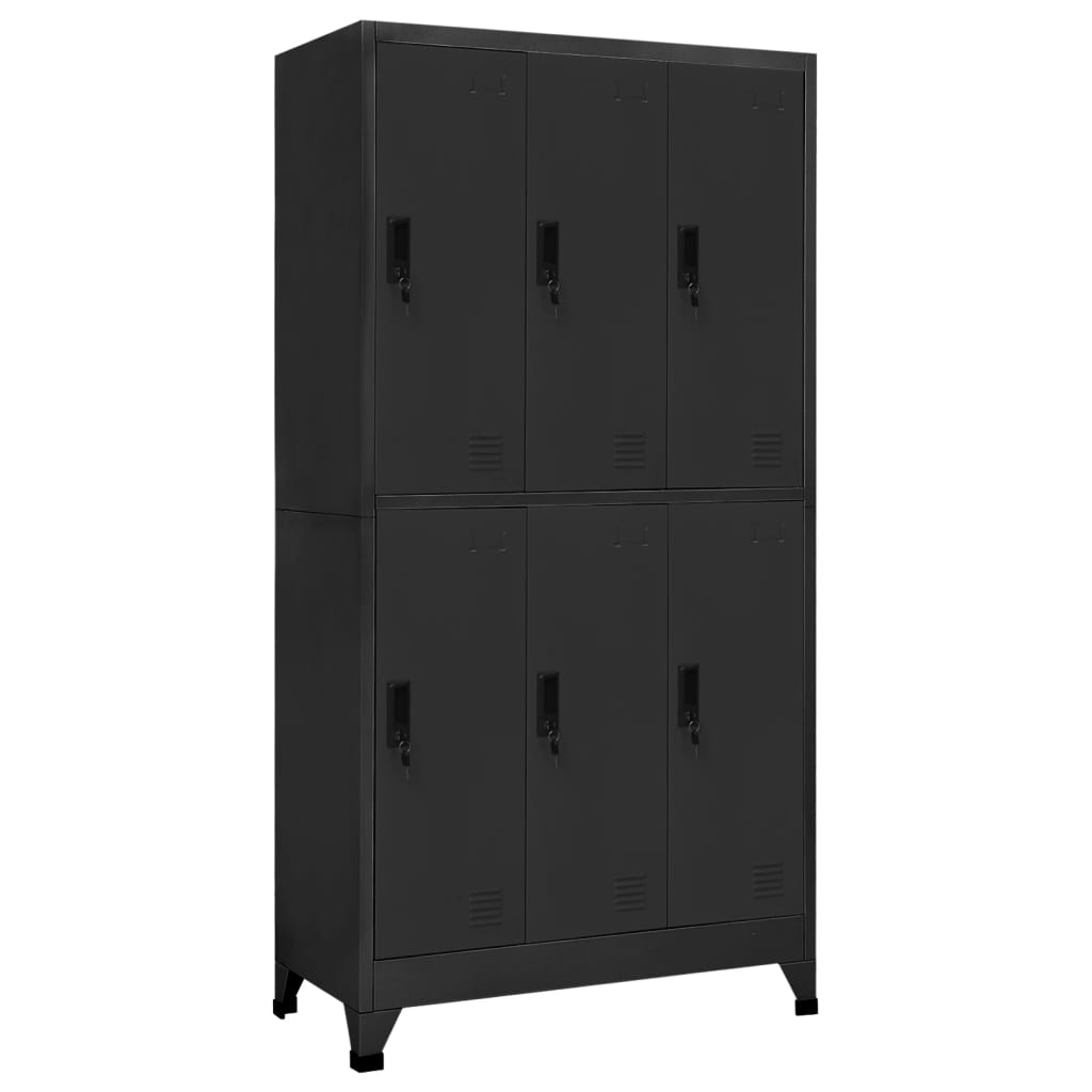 Locker Cabinet 35.4&quot;X17.7&quot;X70.9&quot; Steel