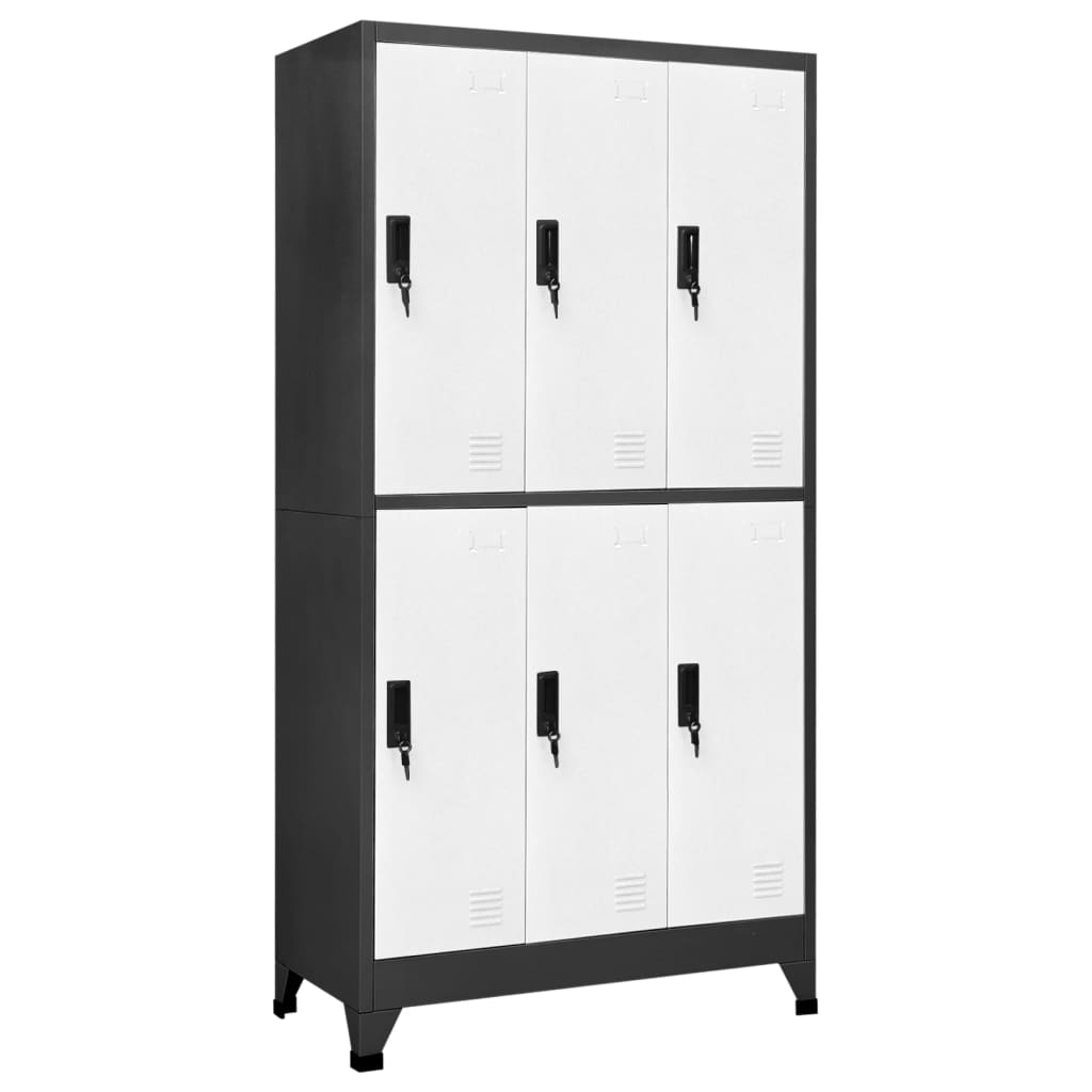 Locker Cabinet 35.4&quot;X17.7&quot;X70.9&quot; Steel