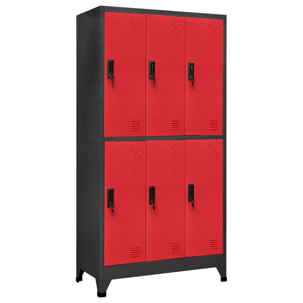 Locker Cabinet 35.4&quot;X17.7&quot;X70.9&quot; Steel