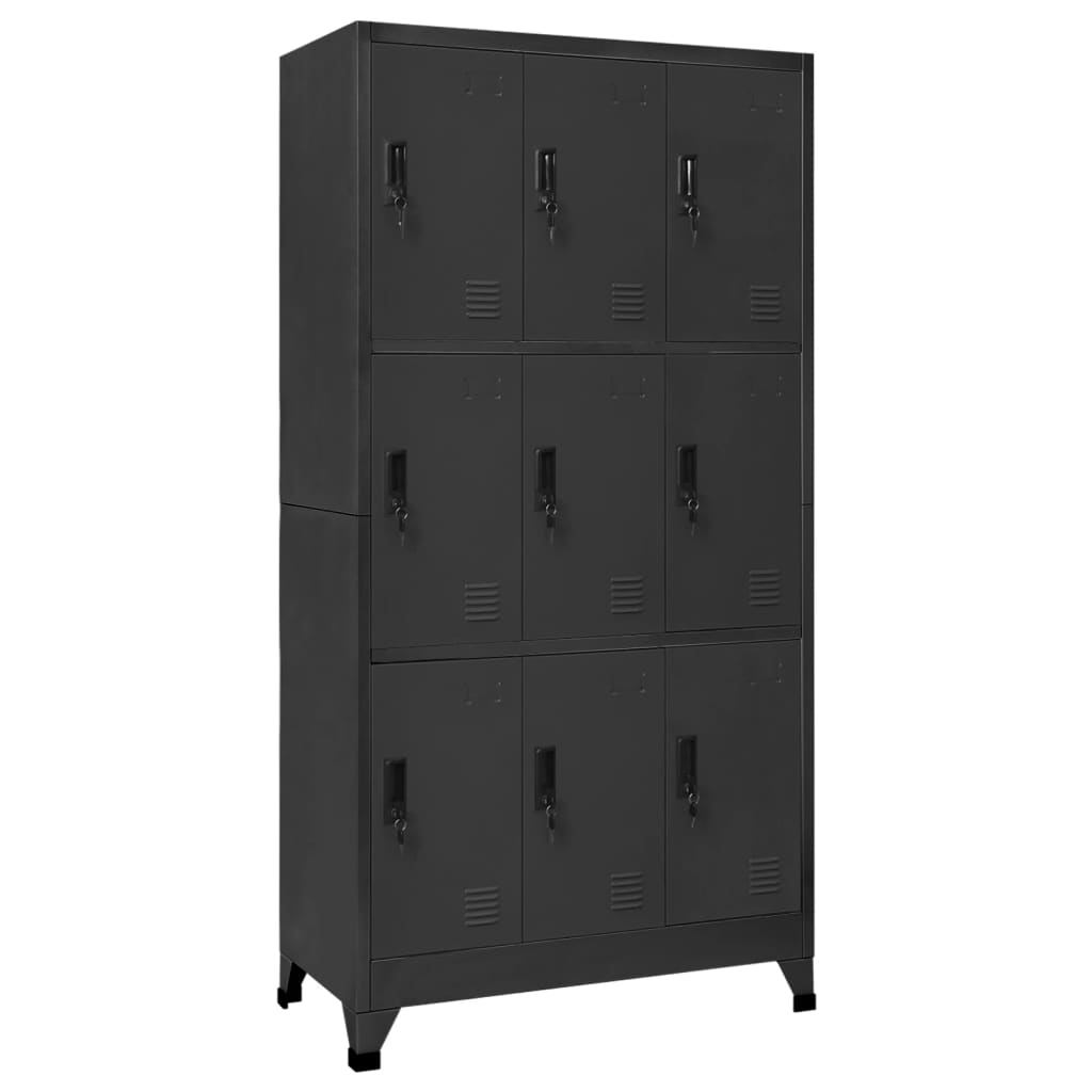 Locker Cabinet 35.4&quot;X17.7&quot;X70.9&quot; Steel