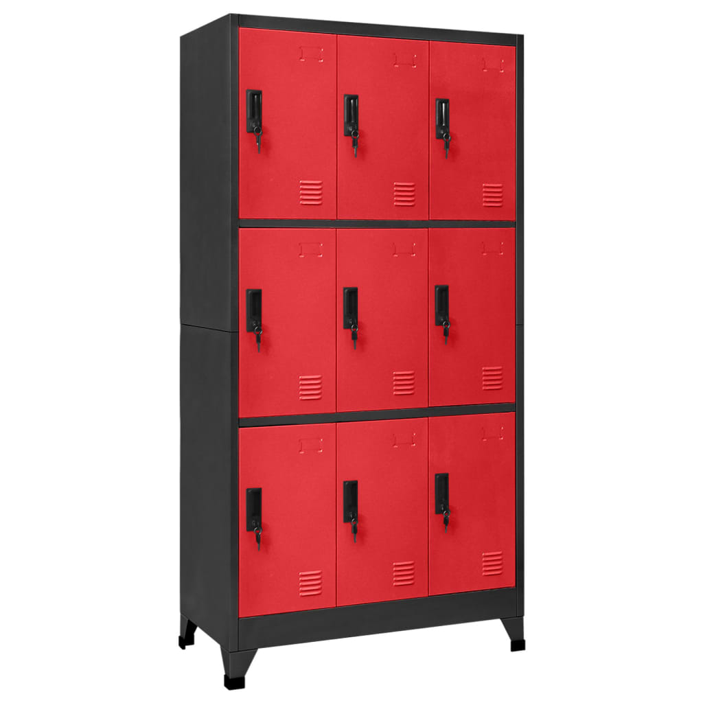 Locker Cabinet 35.4&quot;X17.7&quot;X70.9&quot; Steel