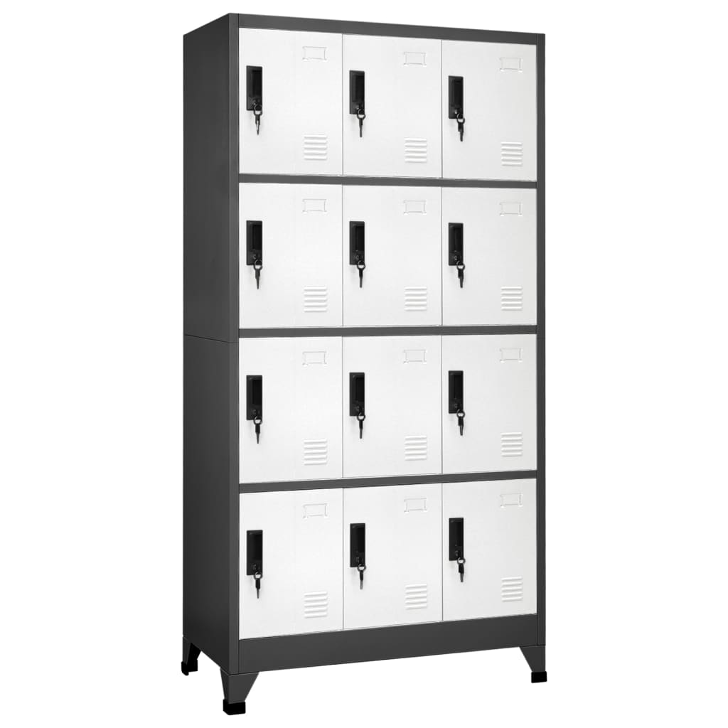 Locker Cabinet 35.4&quot;X17.7&quot;X70.9&quot; Steel