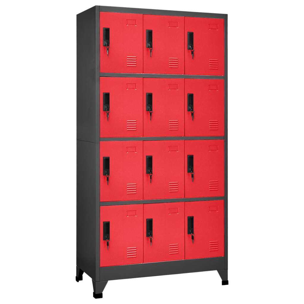 Locker Cabinet 35.4&quot;X17.7&quot;X70.9&quot; Steel