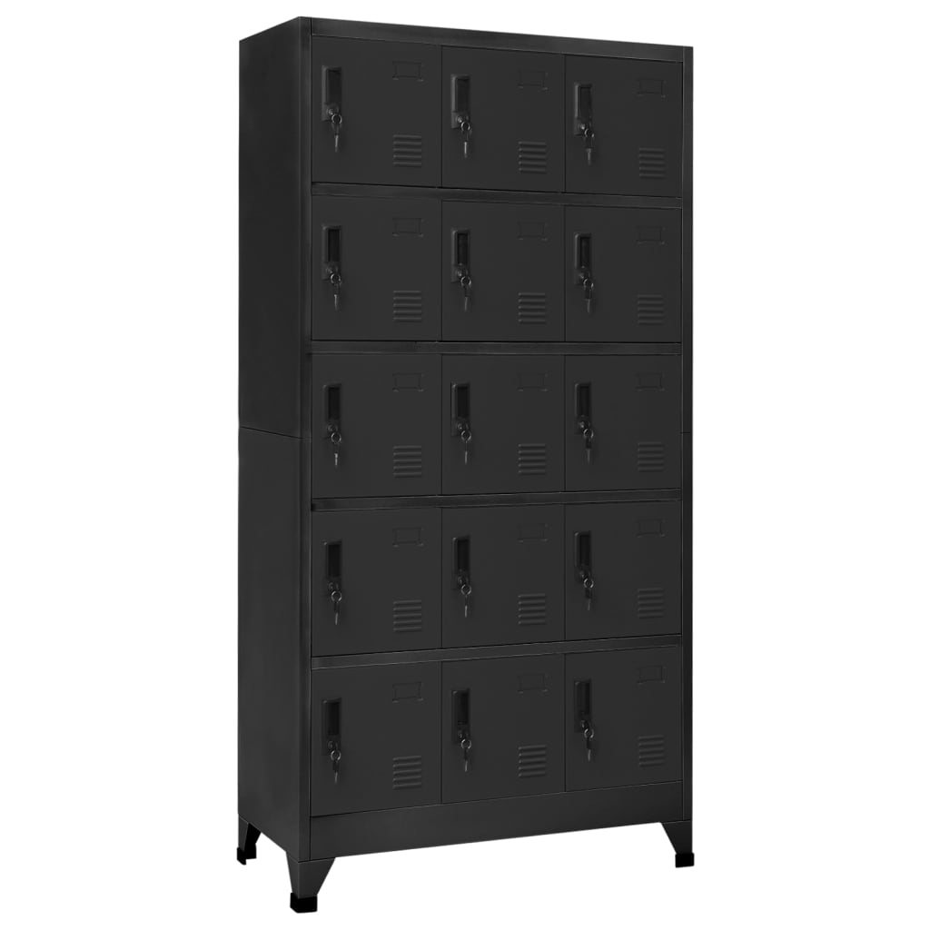 Locker Cabinet 35.4&quot;X17.7&quot;X70.9&quot; Steel