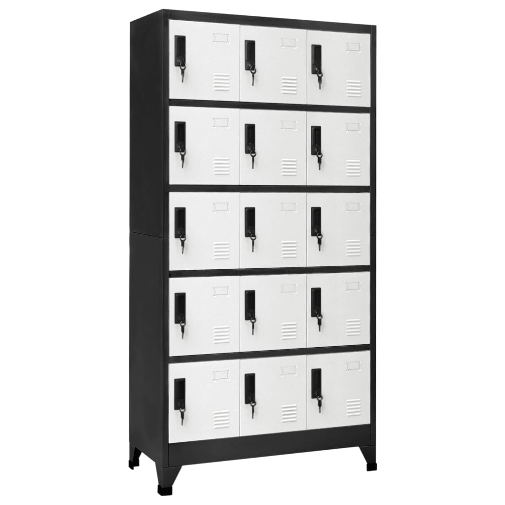 Locker Cabinet 35.4&quot;X17.7&quot;X70.9&quot; Steel