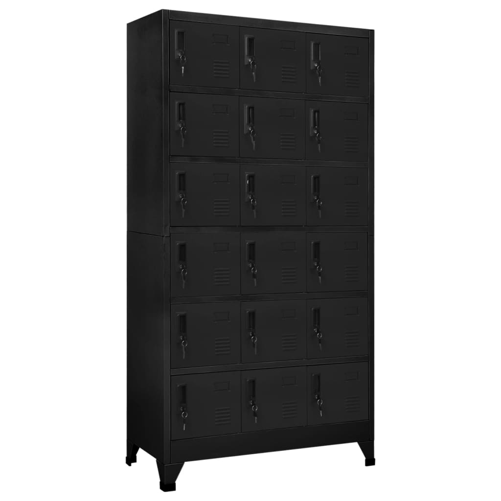 Locker Cabinet 35.4&quot;X17.7&quot;X70.9&quot; Steel