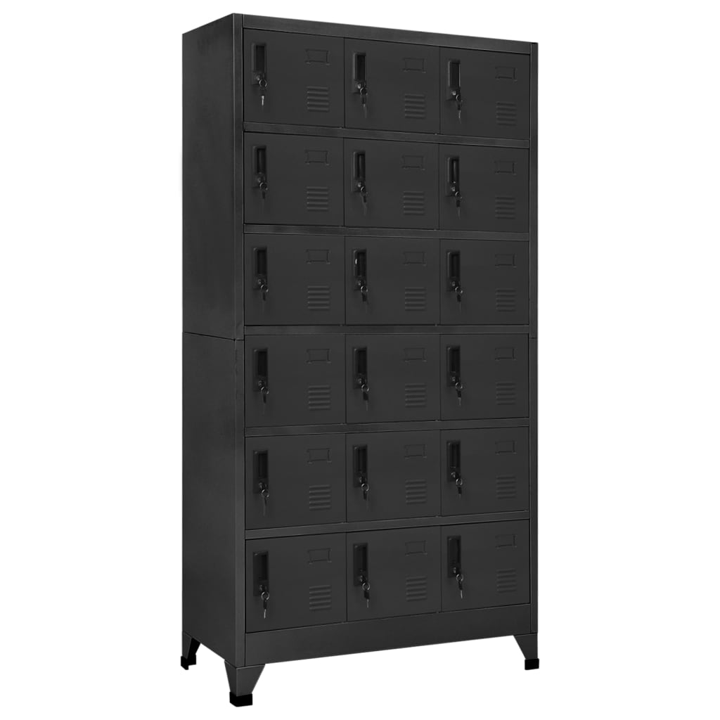 Locker Cabinet 35.4&quot;X17.7&quot;X70.9&quot; Steel