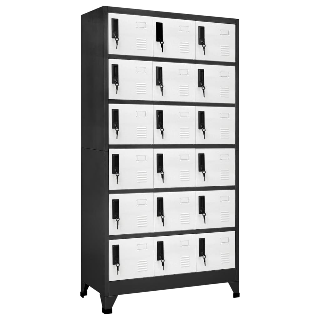 Locker Cabinet 35.4&quot;X17.7&quot;X70.9&quot; Steel