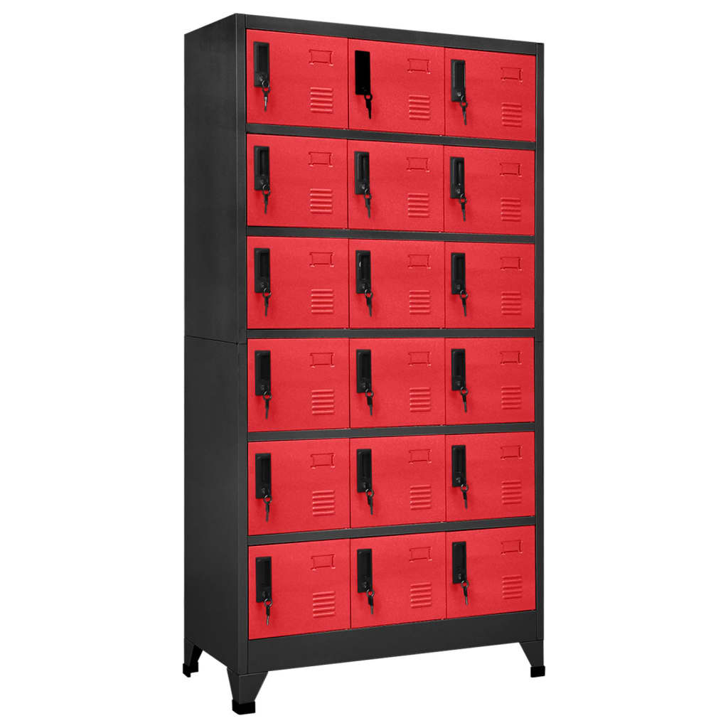 Locker Cabinet 35.4&quot;X17.7&quot;X70.9&quot; Steel