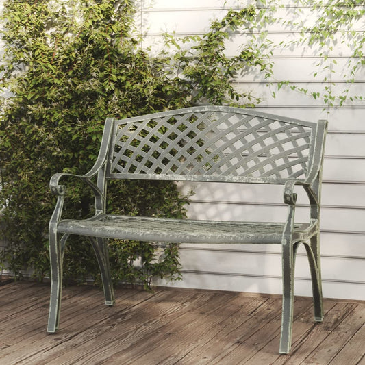 Patio Bench 40.2&quot; Cast Aluminum