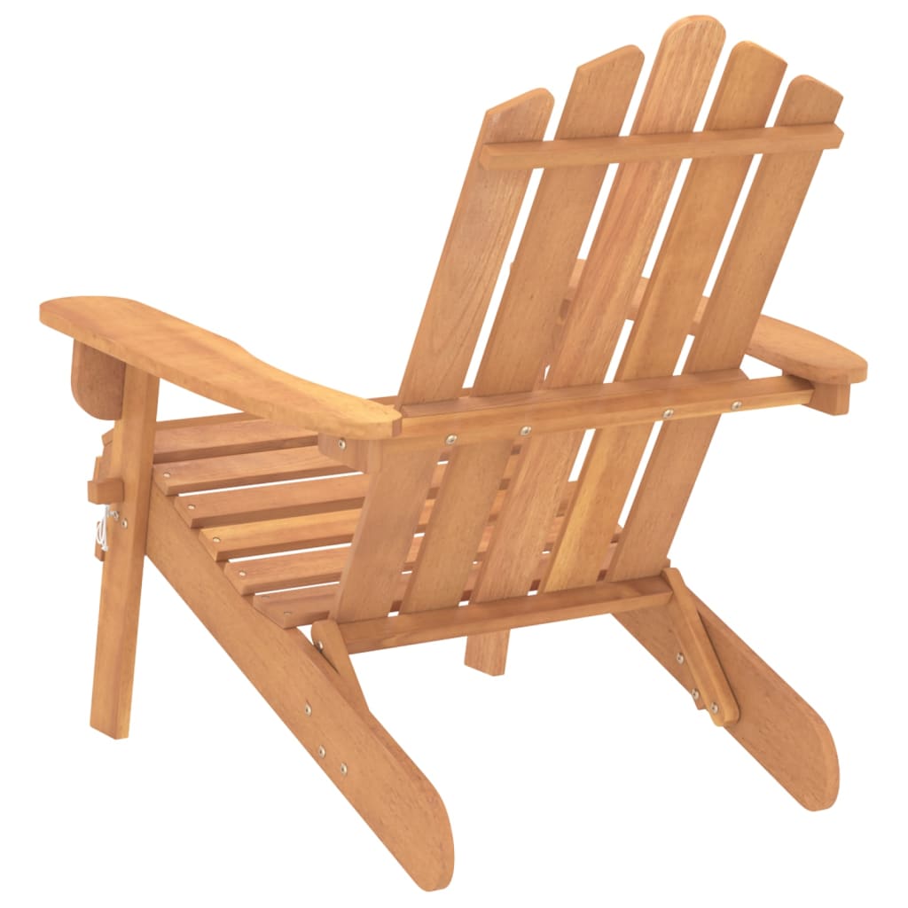 Patio Adirondack Chair Solid Wood Acacia