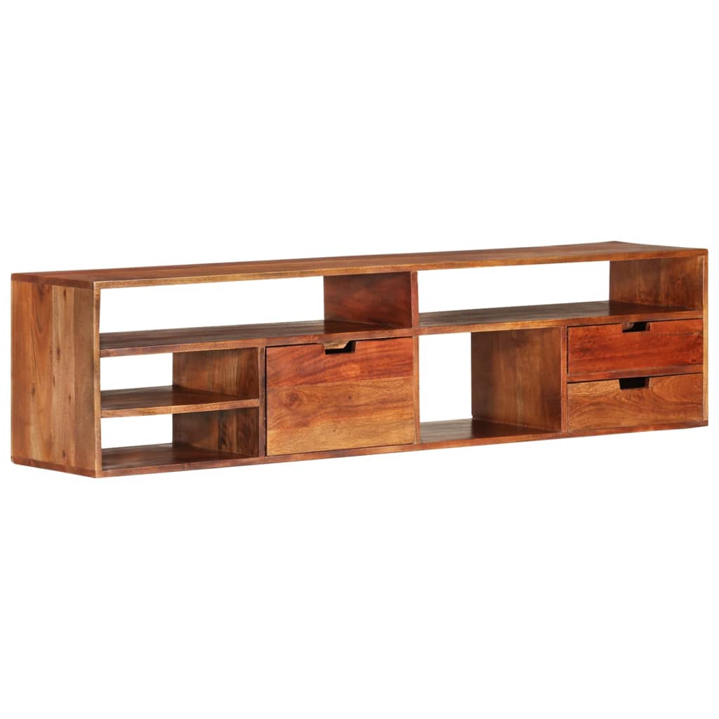 Tv Stand X11.8&quot;X Solid Wood Acacia