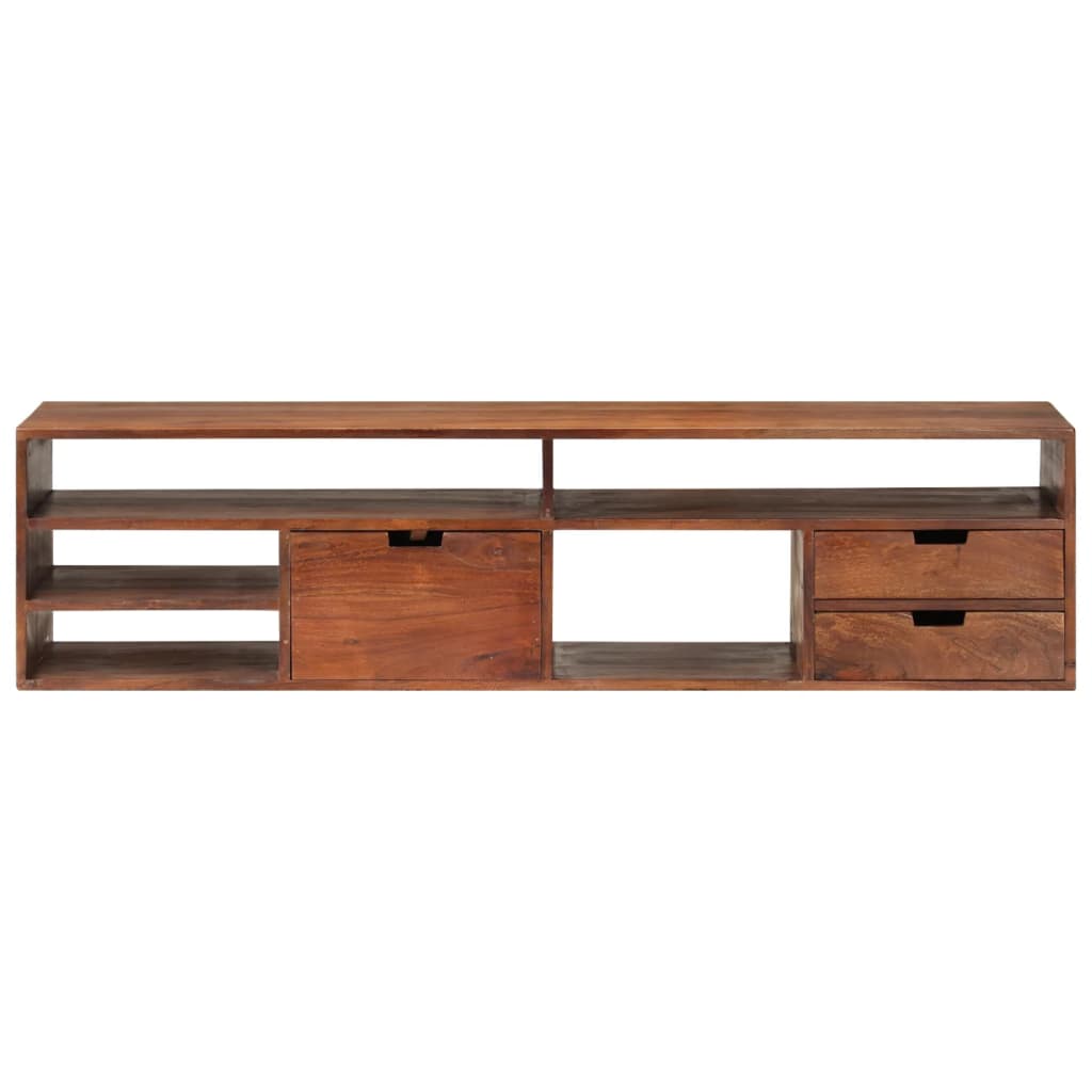 Tv Stand X11.8&quot;X Solid Wood Acacia