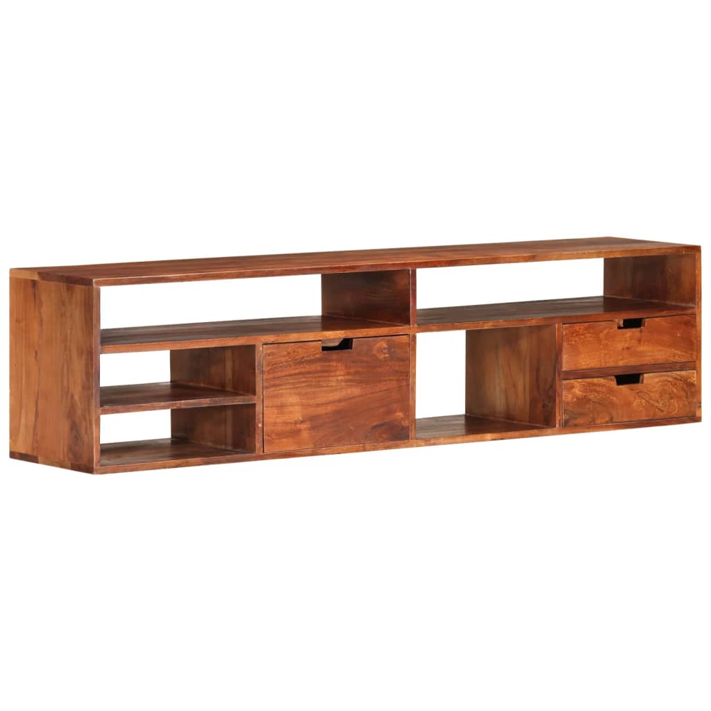 Tv Stand X11.8&quot;X Solid Wood Acacia