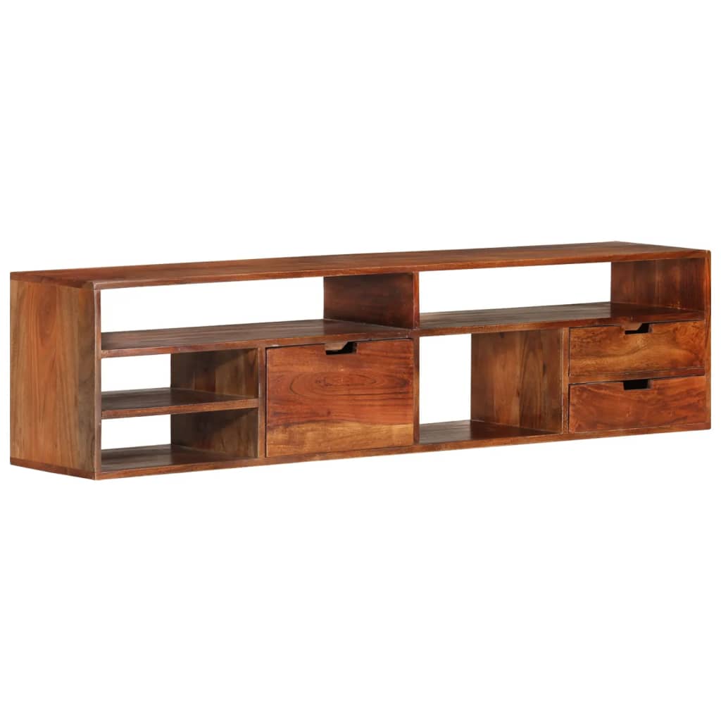 Tv Stand X11.8&quot;X Solid Wood Acacia