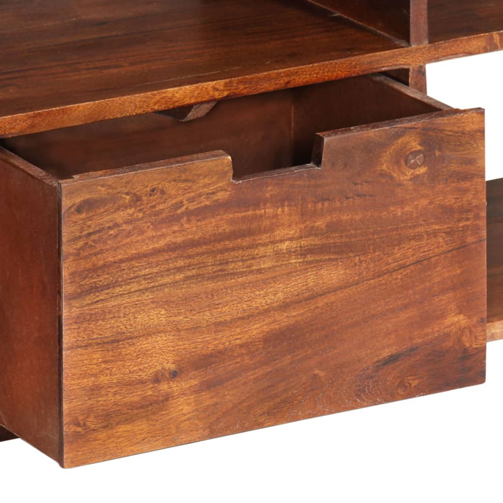 Tv Stand X11.8&quot;X Solid Wood Acacia