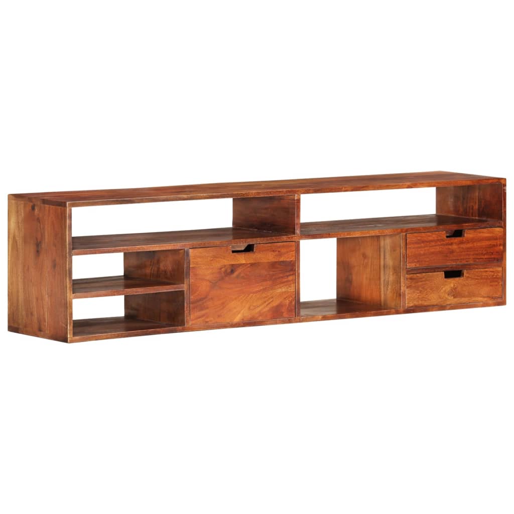 Tv Stand X11.8&quot;X Solid Wood Acacia