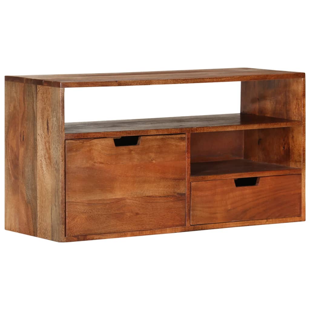 Tv Stand X11.8&quot;X Solid Wood Acacia