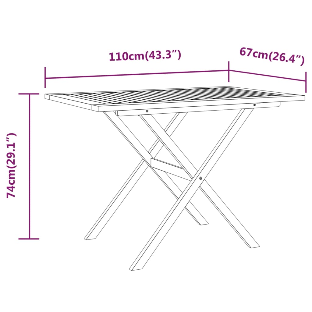 3 Piece Patio Dining Set With Cushions