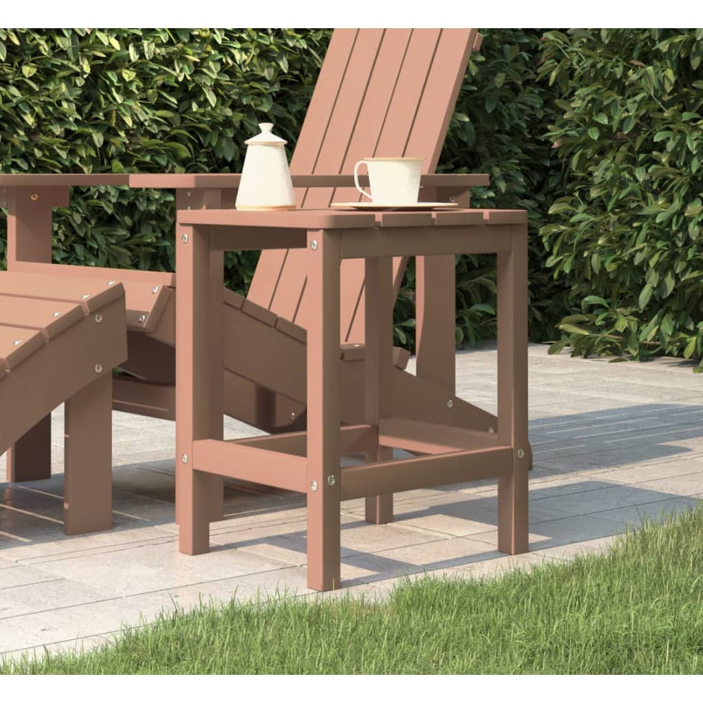 Patio Adirondack Table 15&quot;X15&quot;X18.1&quot; Hdpe