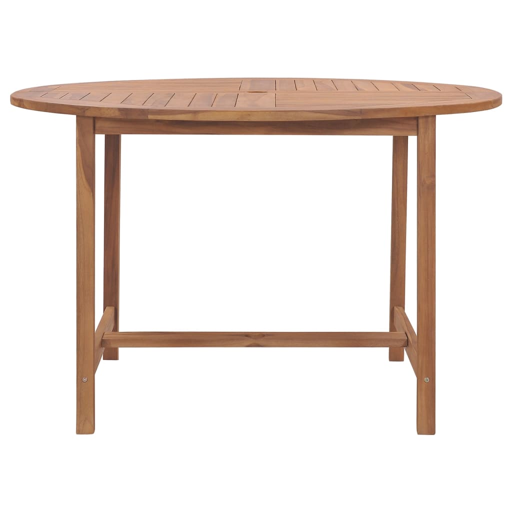 Patio Dining Table Ø43.3&quot;X29.5&quot; Solid Wood Teak