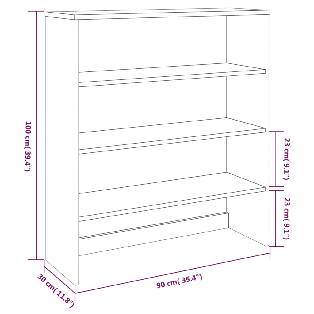 Top For Highboard Hamar 35.4&quot;X11.8&quot;X39.4&quot; Solid Wood Pine