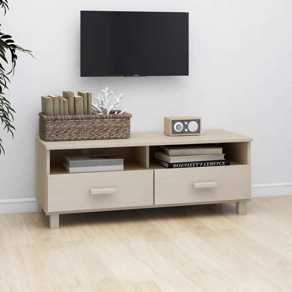 Tv Stand Hamar 41.7&quot;X15.7&quot;X15.7&quot; Solid Wood Pine