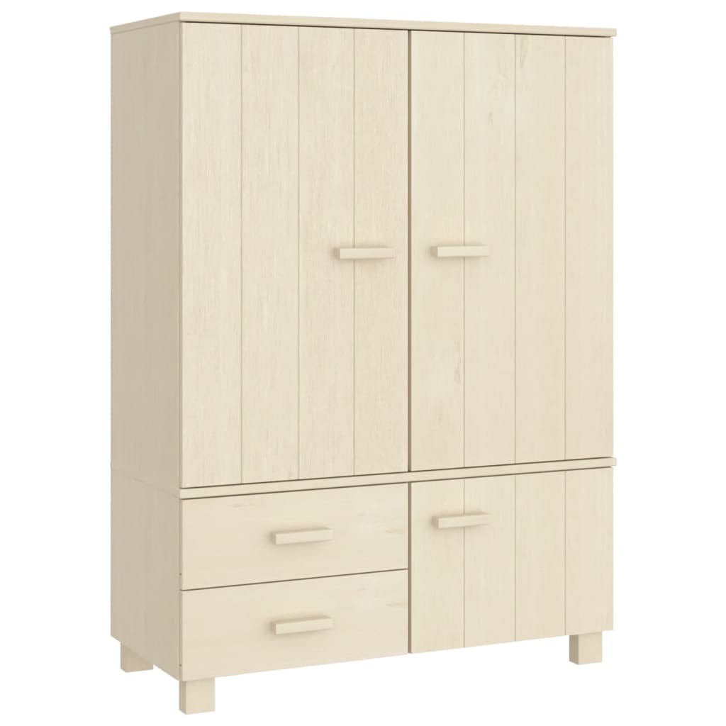 Wardrobe Hamar 39&quot;X17.7&quot;X53.9&quot; Solid Wood Pine