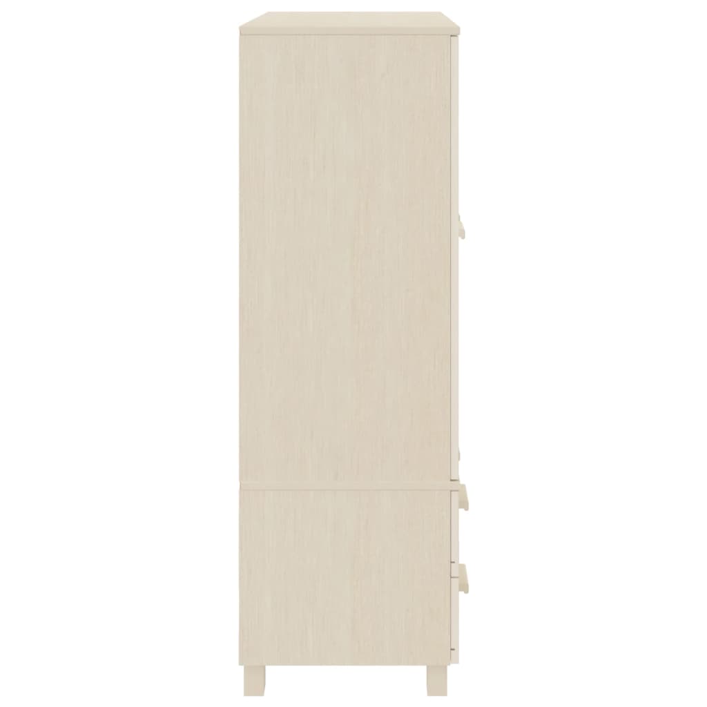 Wardrobe Hamar 39&quot;X17.7&quot;X53.9&quot; Solid Wood Pine