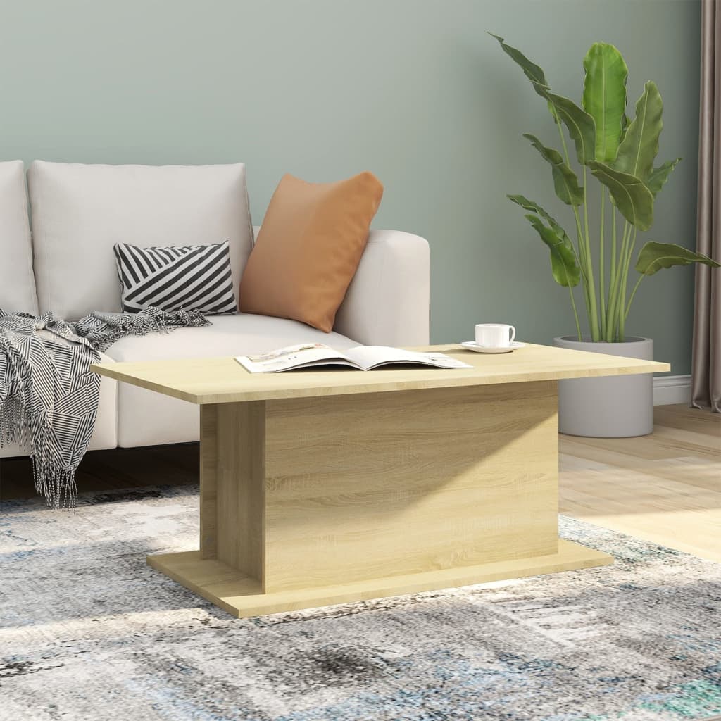 Coffee Table 40.2&quot;X21.9&quot;X15.7&quot; Engineered Wood