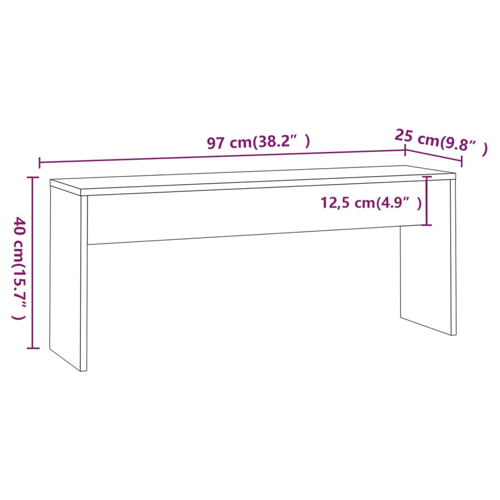 3 Piece Dining Set Engineered Wood