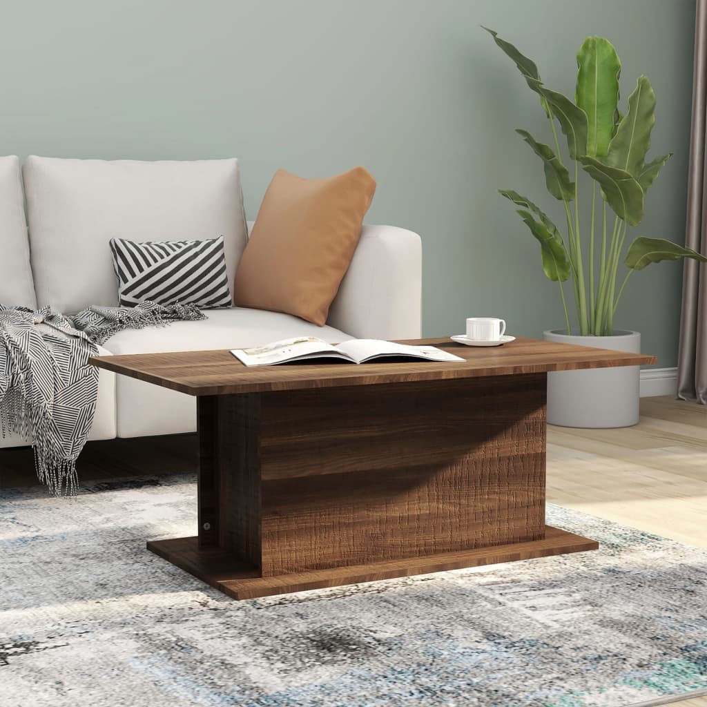 Coffee Table 40.2&quot;X21.9&quot;X15.7&quot; Engineered Wood