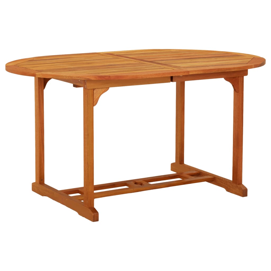 Patio Table 78.7&quot;X39.4&quot;X29.5&quot; Solid Wood Eucalyptus