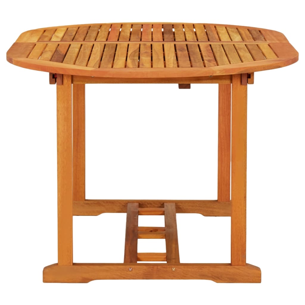 Patio Table 78.7&quot;X39.4&quot;X29.5&quot; Solid Wood Eucalyptus