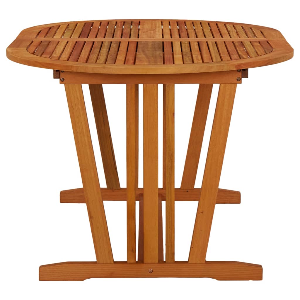 Patio Table 78.7&quot;X39.4&quot;X29.5&quot; Solid Wood Eucalyptus