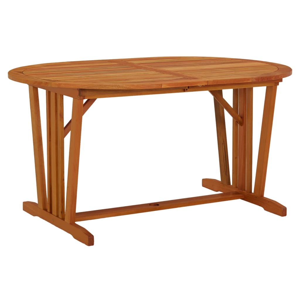 Patio Table 78.7&quot;X39.4&quot;X29.5&quot; Solid Wood Eucalyptus