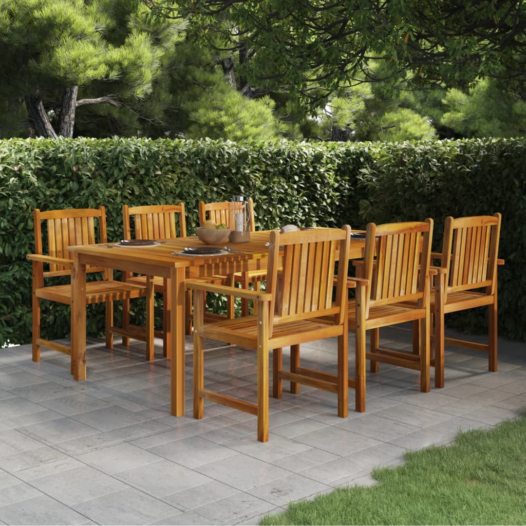 Patio Table Solid Wood Acacia