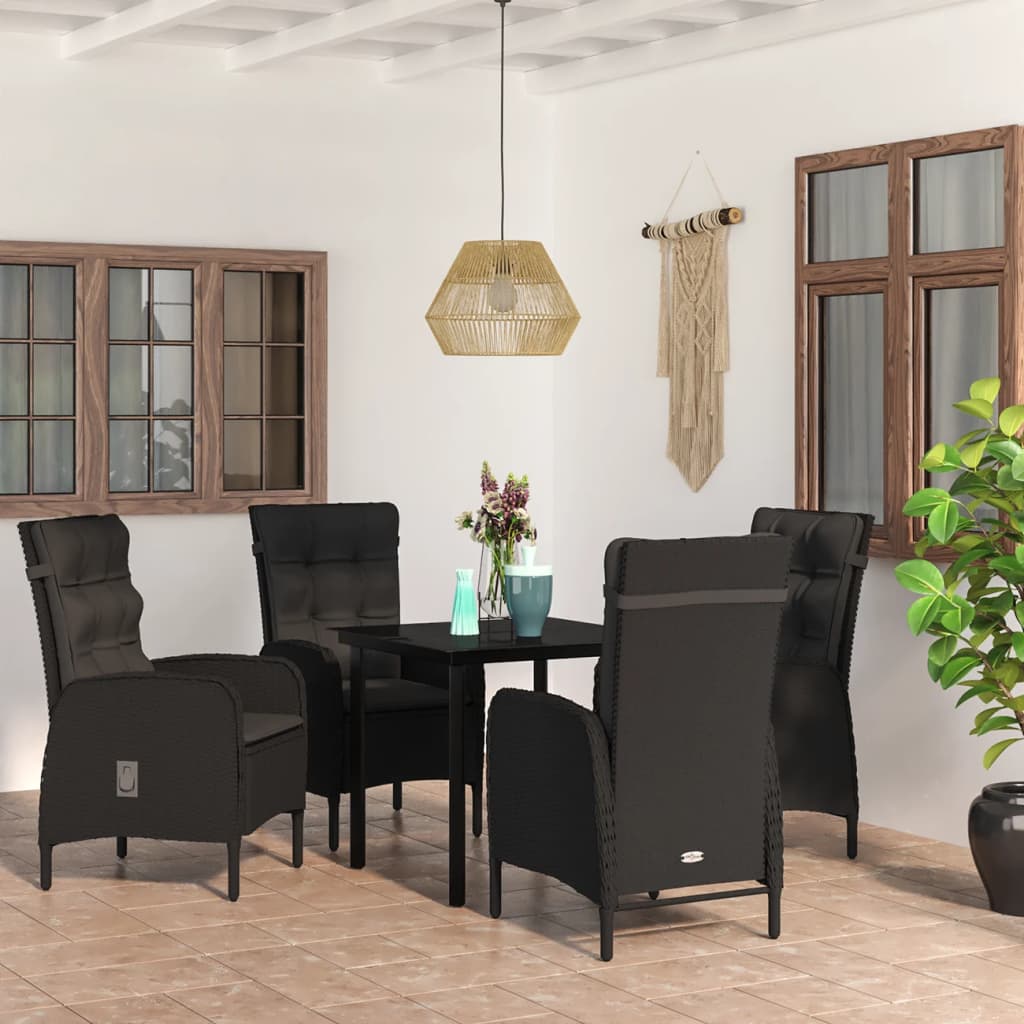 3 Piece Patio Dining Set With Cushions