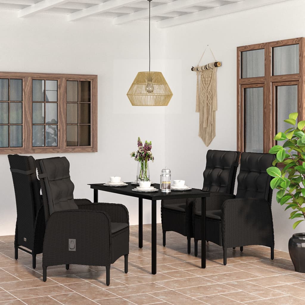 3 Piece Patio Dining Set With Cushions