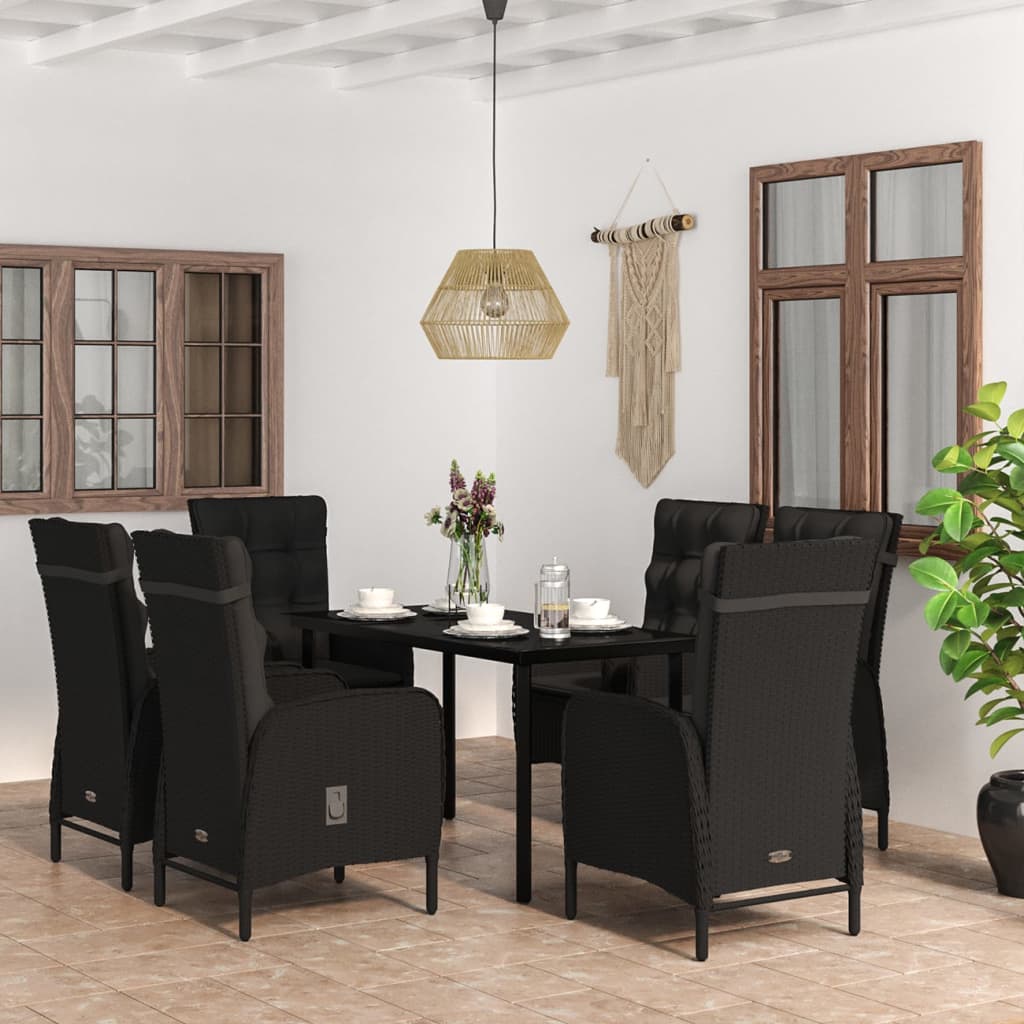 3 Piece Patio Dining Set With Cushions